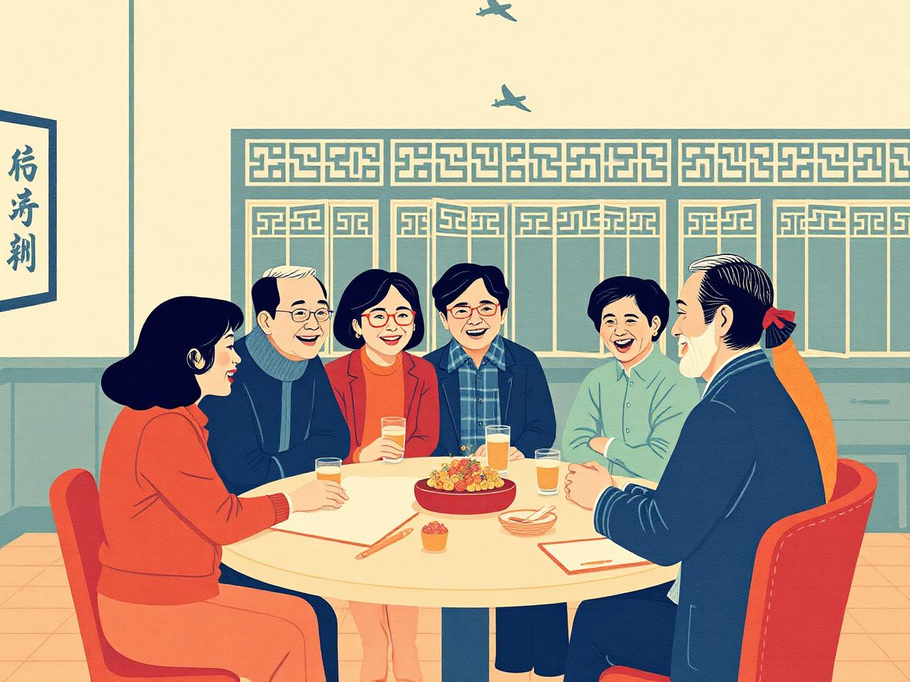 Members of the Chinese Canadian community gathered together